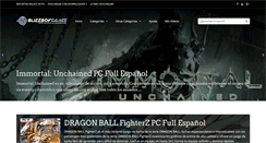 Desktop Screenshot of blizzboygames.net