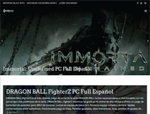 Tablet Screenshot of blizzboygames.net